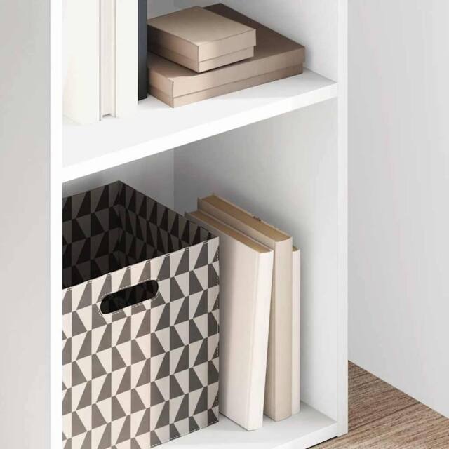Berkfield Home Decorative Bookcase White 40x30x152 cm Engineered Wood - Size: 40 x 30 x 152 cm - image 1