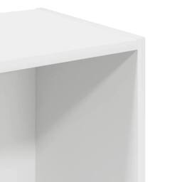 Berkfield Home Decorative Bookcase White 40x30x152 cm Engineered Wood - Size: 40 x 30 x 152 cm - thumbnail 8