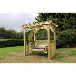 Churnet Valley Garden Furniture Ltd Ophelia Swinging Chair Hammock - Sits 2, Min. Assembly Required in Brown - thumbnail 4