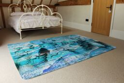 Benjamin Tate Design Battle Of Britain Men Marching Rug in Natural - Size: Large - thumbnail 3