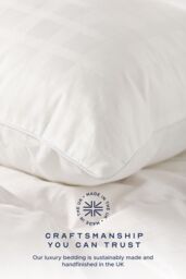 Snuggledown 1 Pack Retreat Hungarian Goose Down Soft Support Pillows in White - thumbnail 5