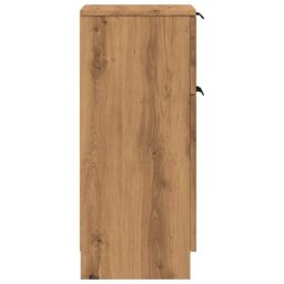Berkfield Home Sideboard Artisan Oak 30x30x70 cm Engineered Wood in Brown - Size: 30 x 30 x 70 cm - thumbnail 6