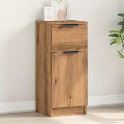 Berkfield Home Sideboard Artisan Oak 30x30x70 cm Engineered Wood in Brown - Size: 30 x 30 x 70 cm - thumbnail 1