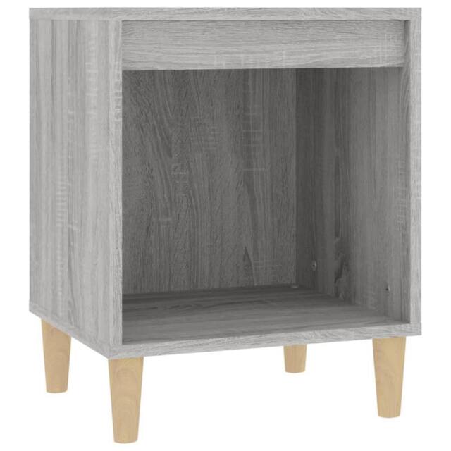 Berkfield Home Bedside Cabinet Grey Sonoma 40x35x50 cm - Size: 40 x 35 x 50 cm - image 1