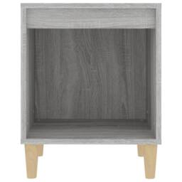 Berkfield Home Bedside Cabinet Grey Sonoma 40x35x50 cm - Size: 40 x 35 x 50 cm - thumbnail 5