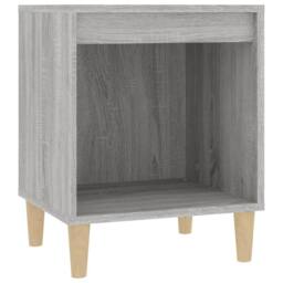 Berkfield Home Bedside Cabinet Grey Sonoma 40x35x50 cm - Size: 40 x 35 x 50 cm - thumbnail 1