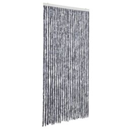 Berkfield Home Insect Curtain Silver 100x220 cm Chenille - thumbnail 2
