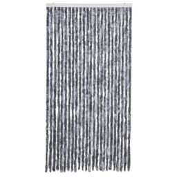 Berkfield Home Insect Curtain Silver 100x220 cm Chenille - thumbnail 3