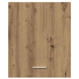 Berkfield Home Hanging Cabinet Artisan Oak 50x31x60 cm Engineered Wood in Brown - Size: 50 x 31 x 60 cm - thumbnail 4
