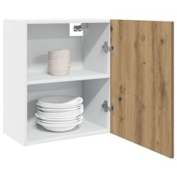Berkfield Home Hanging Cabinet Artisan Oak 50x31x60 cm Engineered Wood in Brown - Size: 50 x 31 x 60 cm - thumbnail 1