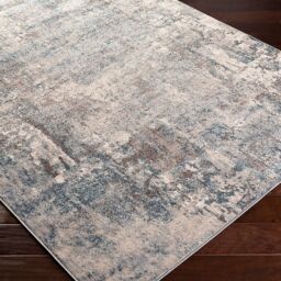 Livabliss Ankara - Abstract Blue Beige Modern Marble Living Dining Bedroom Rug - Size: 80 cm x 220 cm - thumbnail 6