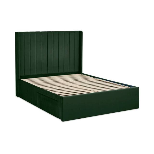 Cheshire Coral Bottle Green Dual Storage Door King Bed - King (150cm) - image 1