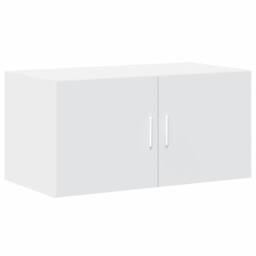 Berkfield Home Wall Cabinet White 80x42.5x40 cm Engineered Wood - thumbnail 2