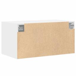 Berkfield Home Wall Cabinet White 80x42.5x40 cm Engineered Wood - thumbnail 6
