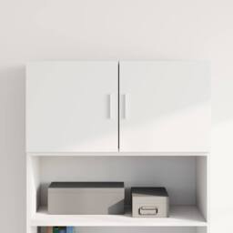 Berkfield Home Wall Cabinet White 80x42.5x40 cm Engineered Wood - thumbnail 1