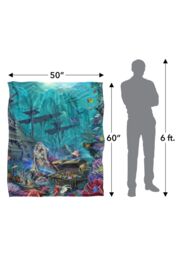 JQ Licensing En Aquatic Realm Mermaid Silky Touch Super Soft Throw Blanket 152 X 127 cm in White - thumbnail 5