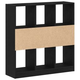 Berkfield Home Book Cabinet Black Oak 97.5x29.5x100 cm Engineered Wood - thumbnail 7