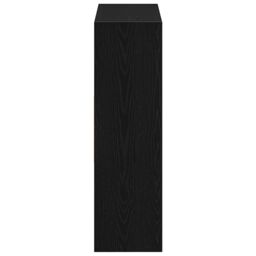 Berkfield Home Book Cabinet Black Oak 97.5x29.5x100 cm Engineered Wood - thumbnail 6