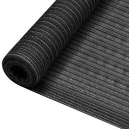 Berkfield Home Privacy Net Anthracite 1.2x25 m HDPE 150 g/m ² in Black