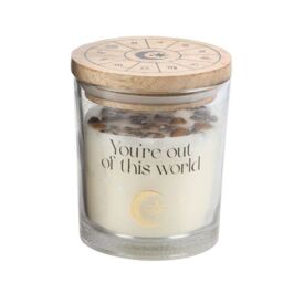 Something Different Vanilla Stardust Crystal Chips Candle in Off-White - thumbnail 3