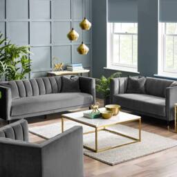 Cheshire Premium Stylish Chestnut Brown Vivo 2 Seater - thumbnail 4