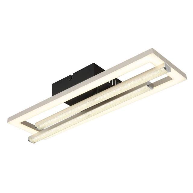 Netlighting Highway Semi Flush Ceiling Light Matt Silver 2x LED 4000K - image 1