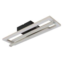 Netlighting Highway Semi Flush Ceiling Light Matt Silver 2x LED 4000K - thumbnail 2