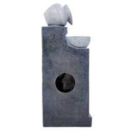 Living and Home Solar-Operated Garden Fountain for Outdoor Landscaping in Grey - thumbnail 9