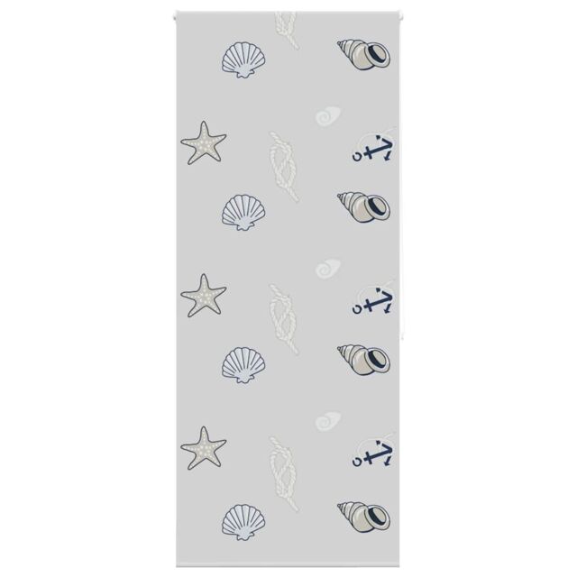 Berkfield Home Shower Roller Blind 110x240 cm Fabric Width 106 cm in Grey - image 1