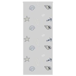 Berkfield Home Shower Roller Blind 110x240 cm Fabric Width 106 cm in Grey - thumbnail 1