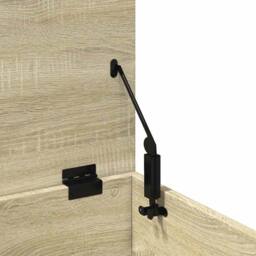 Berkfield Home Storage Box Sonoma Oak 90x35x35 cm Engineered Wood in Natural - Size: 90 x 35 x 35 cm - thumbnail 9