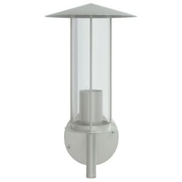 Berkfield Home Outdoor Wall Light Silver Stainless Steel - thumbnail 4