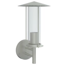 Berkfield Home Outdoor Wall Light Silver Stainless Steel - thumbnail 2