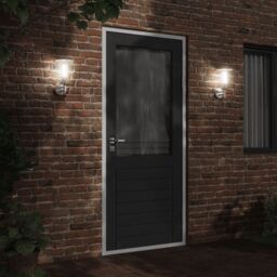 Berkfield Home Outdoor Wall Light Silver Stainless Steel - thumbnail 3