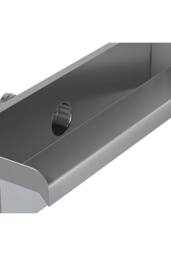 Garden Sanctuary 40cm Back Entry Stainless Steel Water Blade in Silver - thumbnail 7
