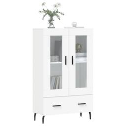 Berkfield Home Highboard White 69.5x31x115 cm Engineered Wood - thumbnail 1