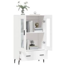Berkfield Home Highboard White 69.5x31x115 cm Engineered Wood - thumbnail 4
