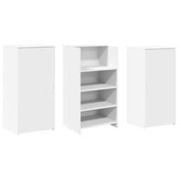 Berkfield Home Reception Desk White 155x50x103.5 cm Engineered Wood - thumbnail 7