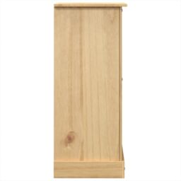 Berkfield Home Chest of Drawers Corona 92x48x120 cm Solid Wood Pine in Brown - Size: 92 x 48 x 120 cm - thumbnail 5