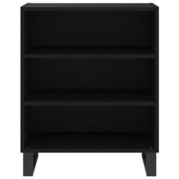 Berkfield Home Sideboard Black 57x35x70 cm Engineered Wood - Size: 57 x 35 x 70 cm - thumbnail 4