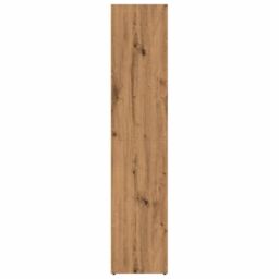 Berkfield Home Book Cabinet Artisan Oak 36x30x143 cm Engineered Wood in Brown - Size: 36 x 30 x 143 cm - thumbnail 6