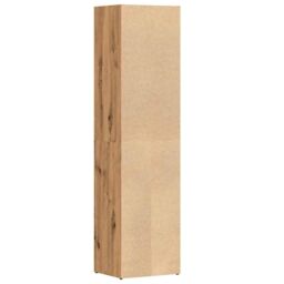 Berkfield Home Book Cabinet Artisan Oak 36x30x143 cm Engineered Wood in Brown - Size: 36 x 30 x 143 cm - thumbnail 7