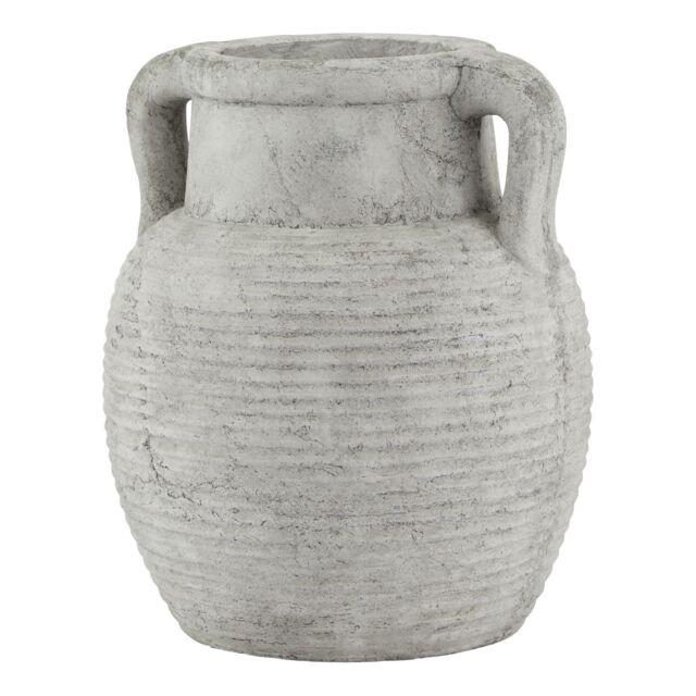 Love Lace Athena Stone Amphora Pot in White - image 1