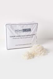 Homescapes Luxury White Duck Down 13.5 Tog Winter Duvet - Size: Super King - thumbnail 4