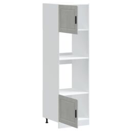 Berkfield Home Oven Cabinets 2 pcs Porto Concrete Grey Engineered Wood - thumbnail 5