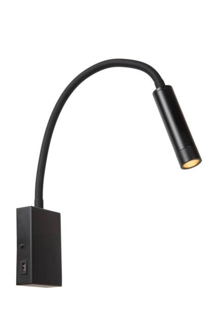 Netlighting Lucide ALEC Wall spotlight LED G9 1x3W 2700K Black - image 1