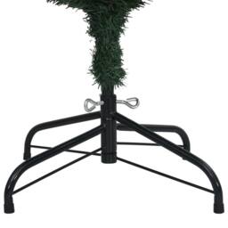 Berkfield Home Realistic Artificial Slim Christmas Tree 150 LEDs 120 cm in Green - thumbnail 9