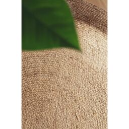 THE RUGS Jutta Reversible Jute Flatweave Round Rug Hand Woven Living Room in Brown - Size: 160 cm diameter - thumbnail 7