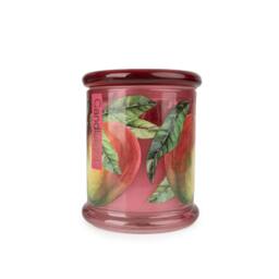 Madison & Mayfair Mango & Honey Large Lidded Jar Candle in Burgundy - thumbnail 2