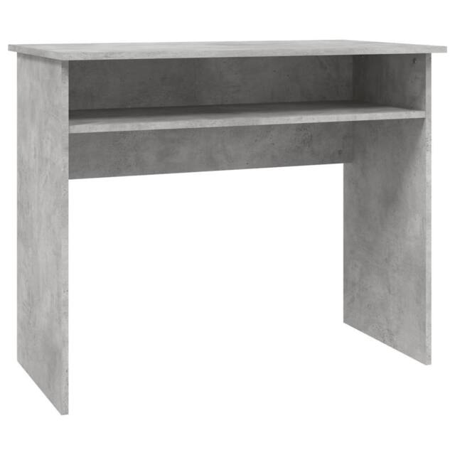 Berkfield Home Desk Concrete Grey 90x50x74 cm Engineered Wood - Size: 90 x 50 x 74 cm - image 1